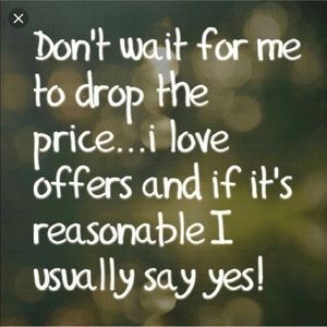 It never hurts to offer😇